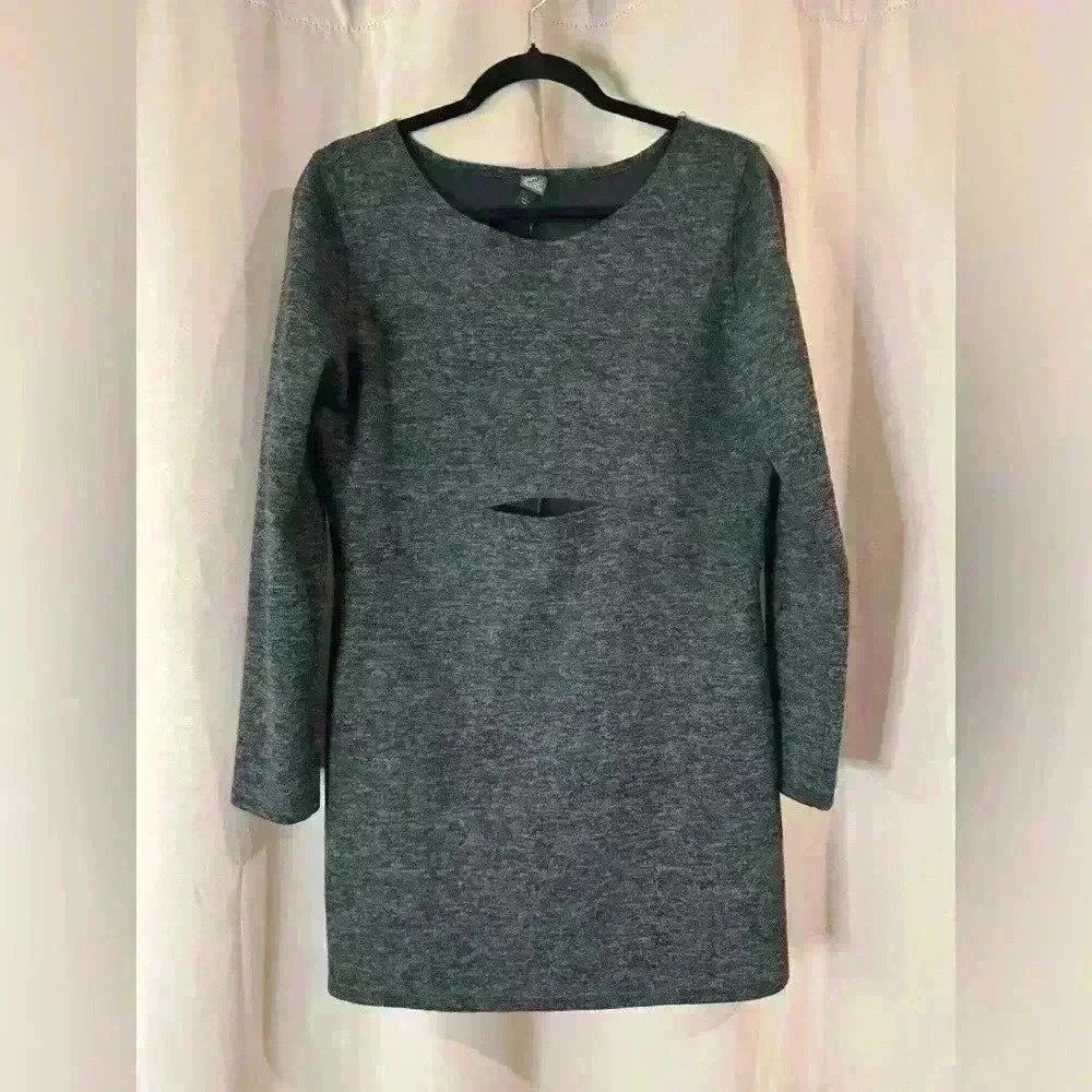 Women’s Gray Wild Fable Sweater Dress